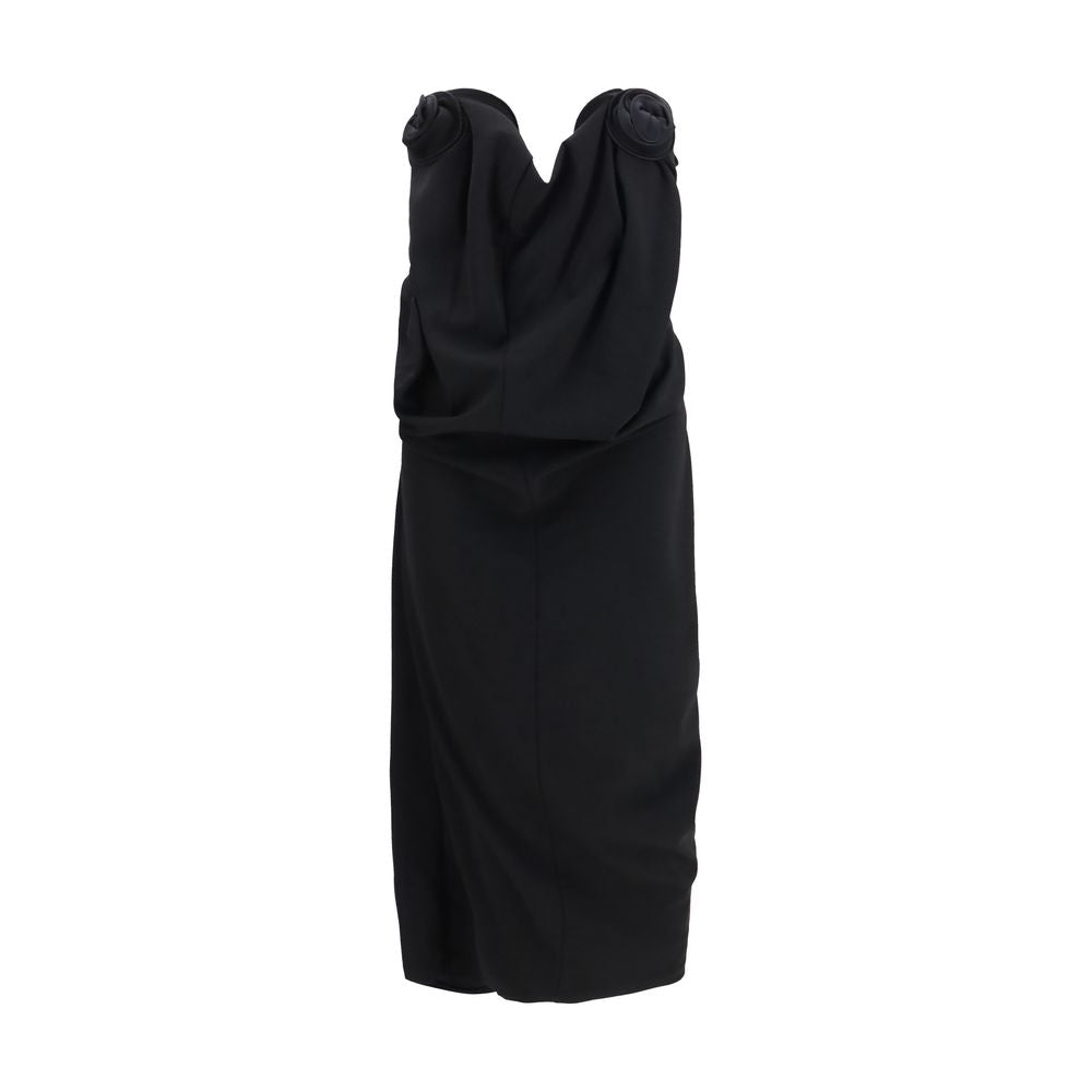Magda Butrym Black Wool Oves Aries Cocktail Dress Magda Butrym
