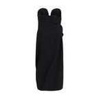 Magda Butrym Black Wool Oves Aries Cocktail Dress Magda Butrym