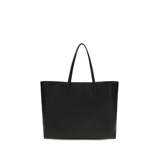 Fendi Black Calf Leather Bos Taurus Shoulder Bag Fendi