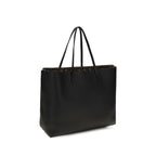 Fendi Black Calf Leather Bos Taurus Shoulder Bag Fendi