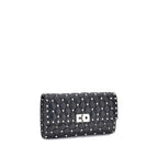 Valentino Garavani Black Calf Leather Bos Taurus Shoulder Bag Valentino Garavani