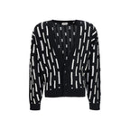 Versace Multicolor Wool Oves Aries Cardigan