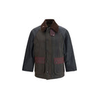 Barbour multicolor cotton shell jacket with a stand-up collar and zip closure, stylish outerwear for casual wear.