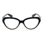 Yohji Yamamoto black acetate glasses frames with sleek design and modern style, featuring clear lenses and minimalist detailing.