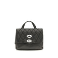 Zanellato Black Calf Leather Bos Taurus Handbag Zanellato