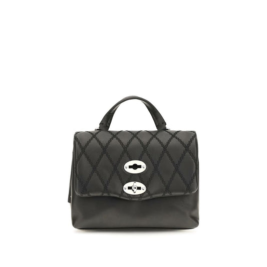Zanellato Black Calf Leather Bos Taurus Handbag Zanellato