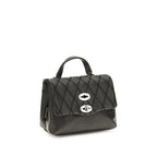 Zanellato Black Calf Leather Bos Taurus Handbag Zanellato