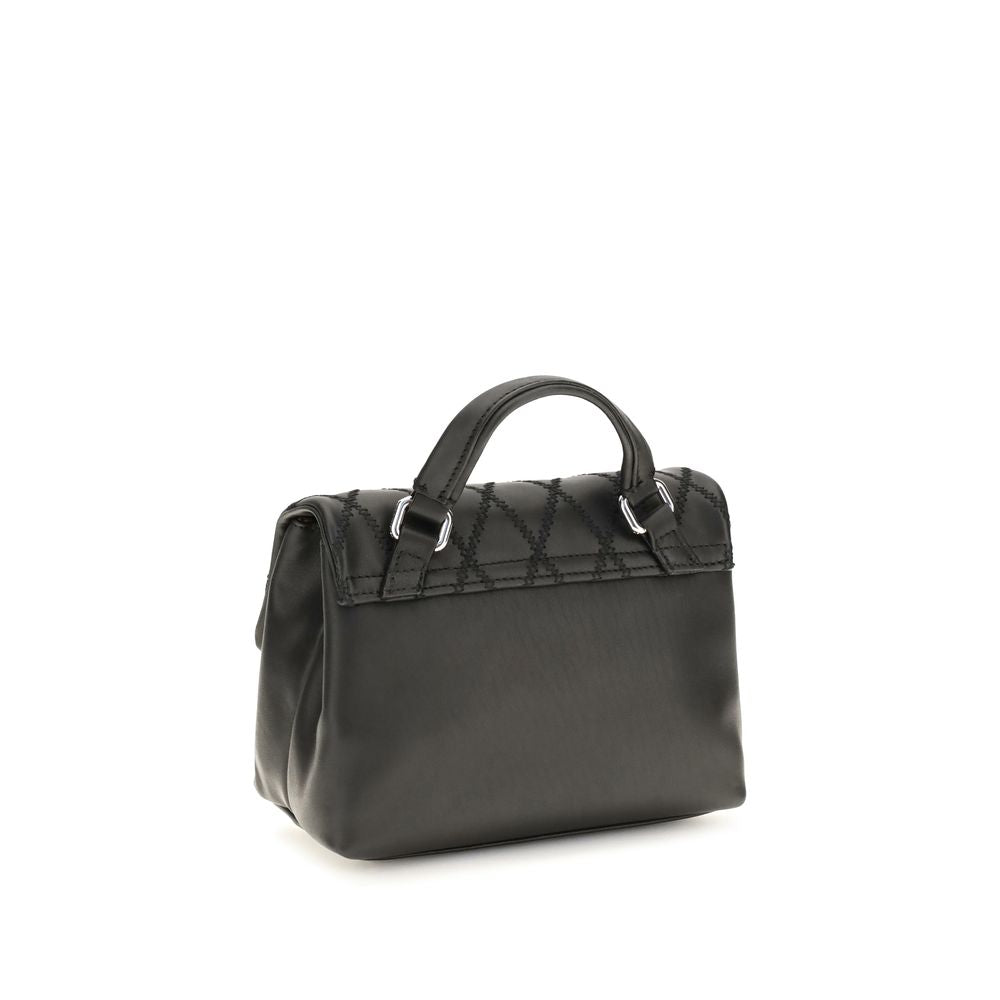 Zanellato Black Calf Leather Bos Taurus Handbag Zanellato