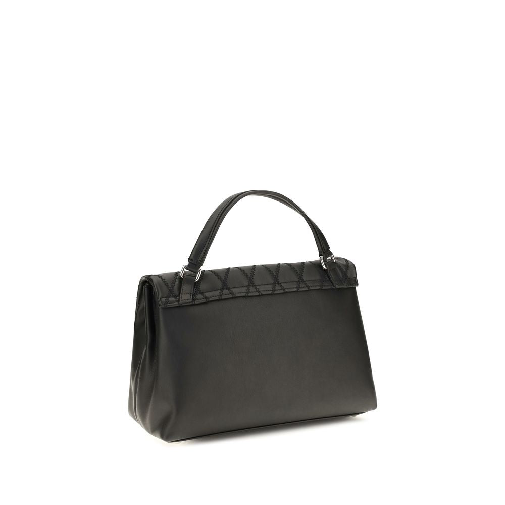 Zanellato Black Calf Leather Bos Taurus Handbag Zanellato