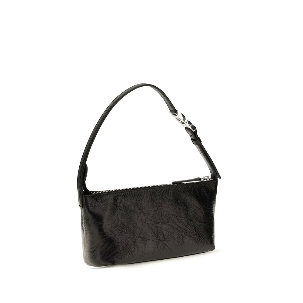 Fendi Black Calf Leather Bos Taurus Clutch Bag Fendi