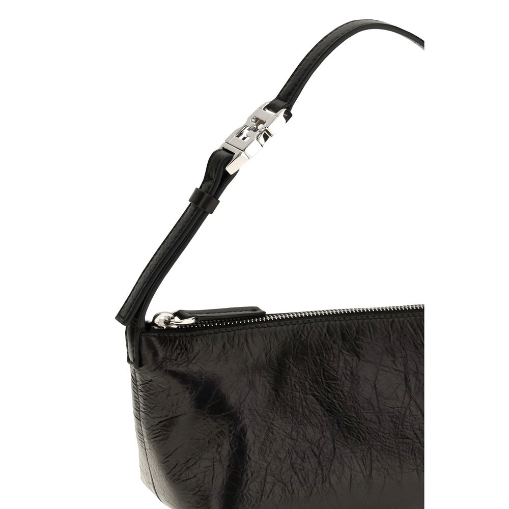 Fendi Black Calf Leather Bos Taurus Clutch Bag Fendi