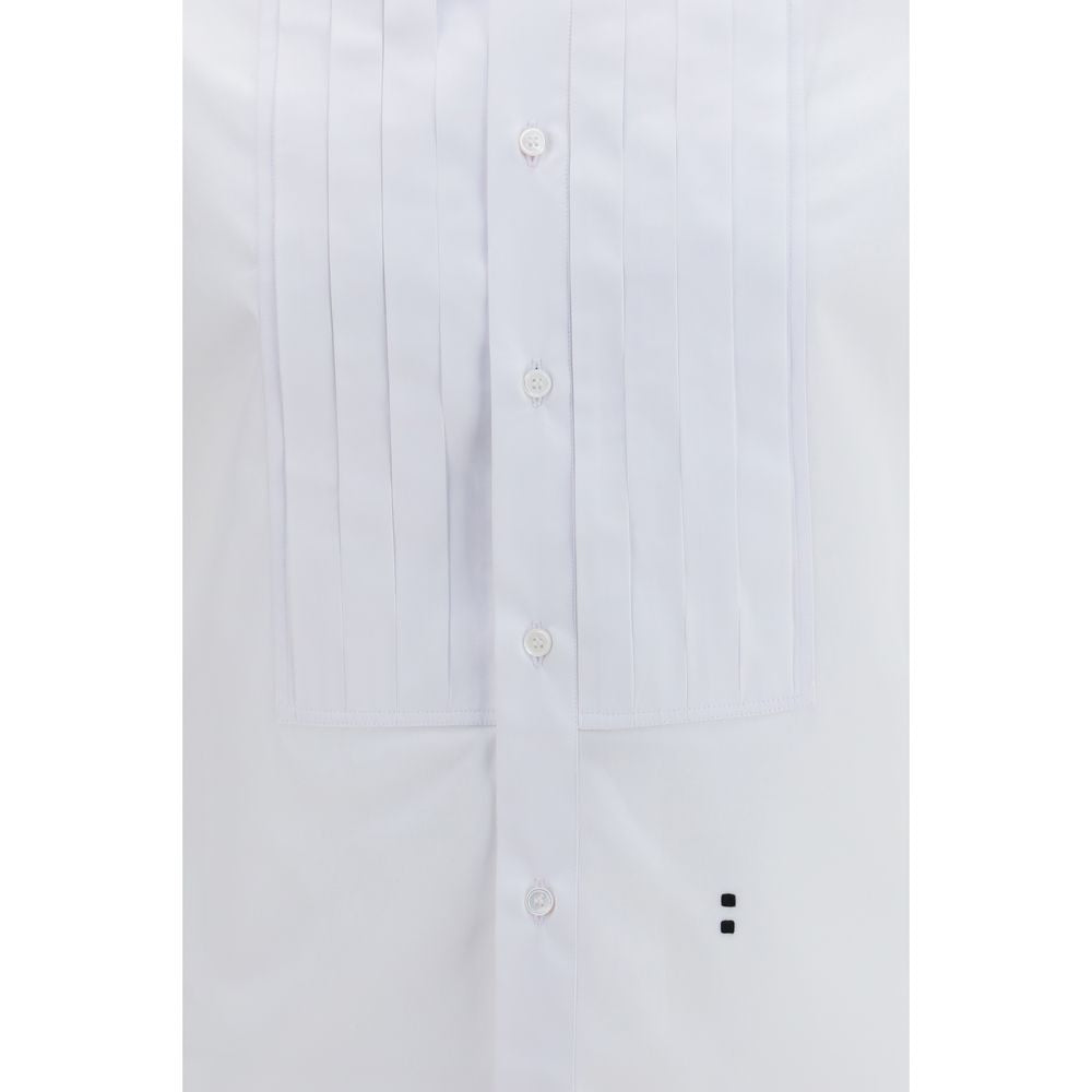 Fendi White Cotton Dress Shirt Fendi