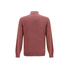 Brunello Cucinelli Bordeaux Cashmere Polo Shirt Brunello Cucinelli