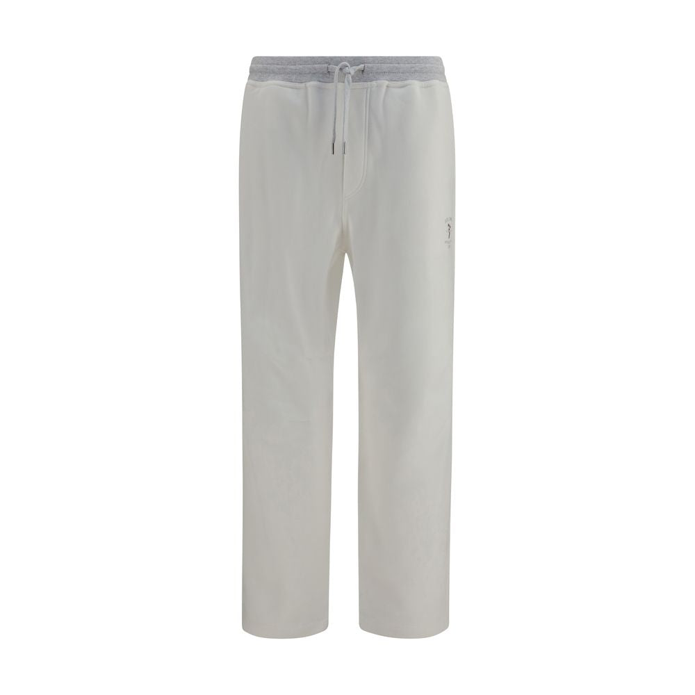 Brunello Cucinelli White Cotton Casual Pants Brunello Cucinelli