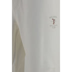 Brunello Cucinelli White Cotton Casual Pants Brunello Cucinelli