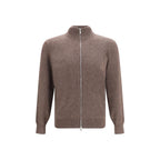 Brunello Cucinelli Brown Cashmere Cardigan