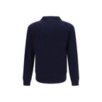 Brooksfield Blue Wool Oves Aries Sweatshirt Brooksfield