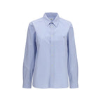 Saint Laurent Blue Cotton Pattern Shirt