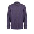 Trussardi Jeans Purple Cotton Men's Jacket