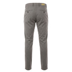 Trussardi Jeans Grey Cotton Men Trouser