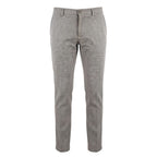 Trussardi Jeans Brown Flax Men Trousers
