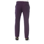 Trussardi Jeans Red Cotton Men's Pant