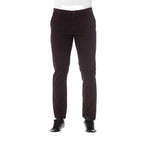 Trussardi Jeans Brown Cotton Men Trouser