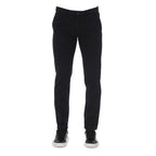 Trussardi Jeans Black Cotton Men Pants