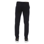 Trussardi Jeans Black Cotton Men Pants