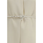 Fendi Beige Wool Oves Aries Casual Dress