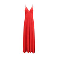 Fendi Red Silk Casual Dress