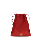 Prada Red Polyamide Clutch Bag