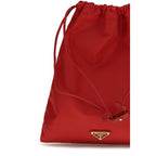 Prada Red Polyamide Clutch Bag