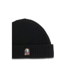 Parajumpers Black Wool Oves Aries Beanie Parajumpers