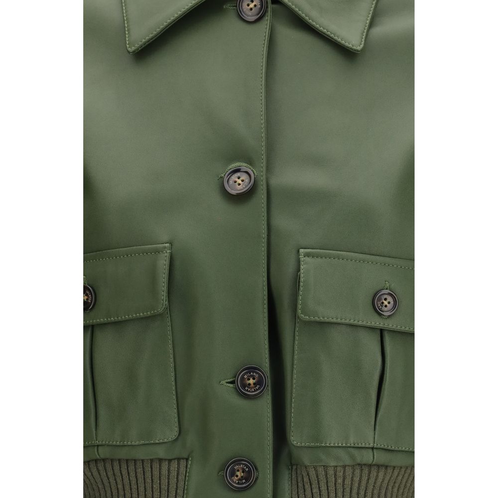 Valstar Bicolor Leather Leather Jacket Valstar