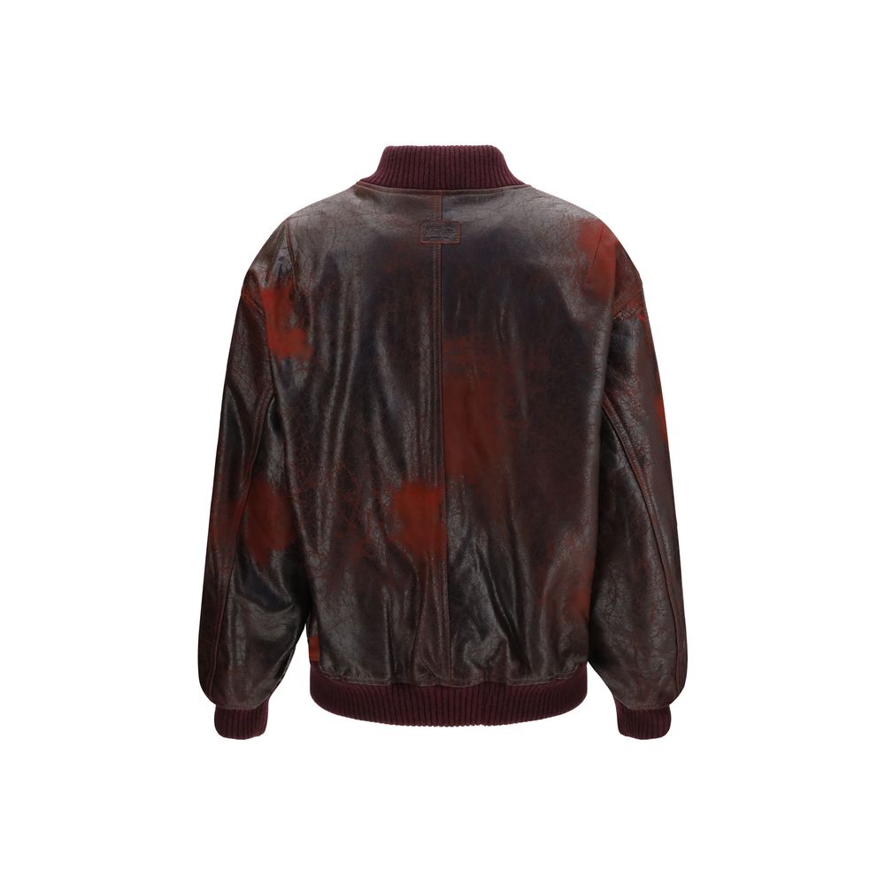 Valstar Bordeaux Leather Bomber Valstar