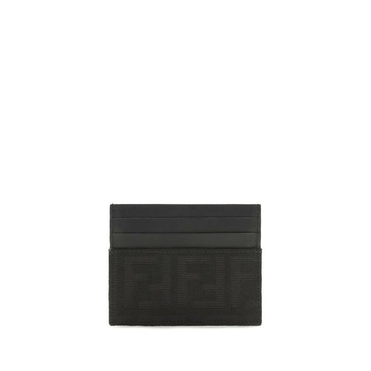Fendi Black Polyester Wallet Fendi