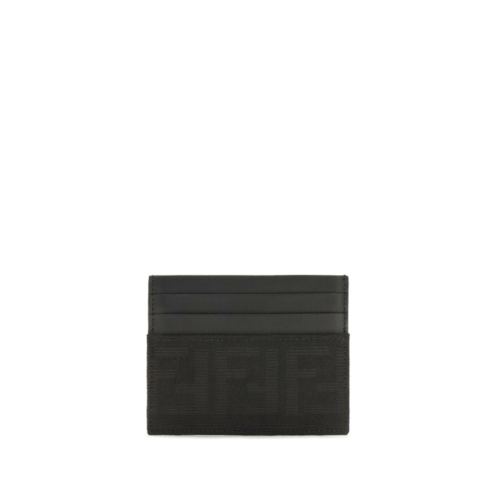 Fendi Black Polyester Wallet Fendi