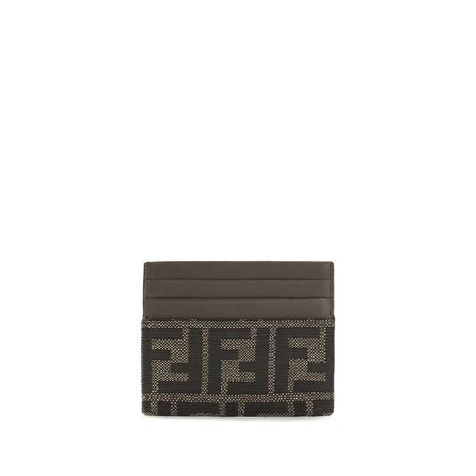 Fendi Brown Polyester Wallet Fendi