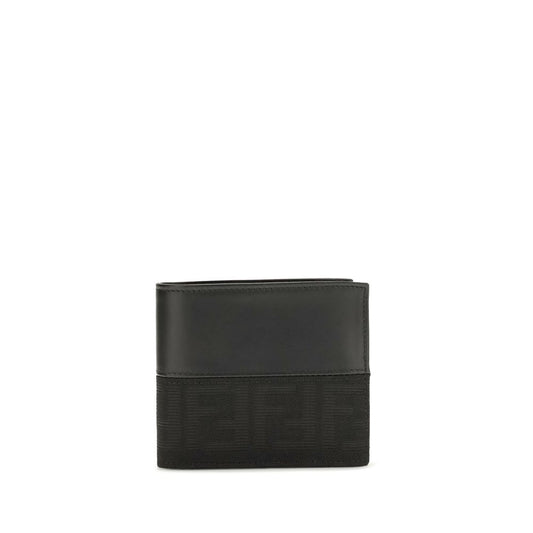 Fendi Black Calf Leather Bos Taurus Wallet Fendi