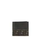 Fendi Brown Calf Leather Bos Taurus Wallet Fendi