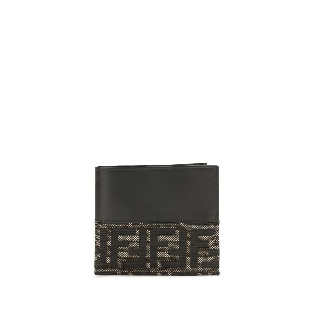 Fendi Brown Calf Leather Bos Taurus Wallet Fendi