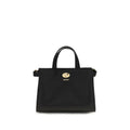 Burberry Black Cotton Handbag Burberry