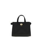 Burberry Black Cotton Handbag Burberry