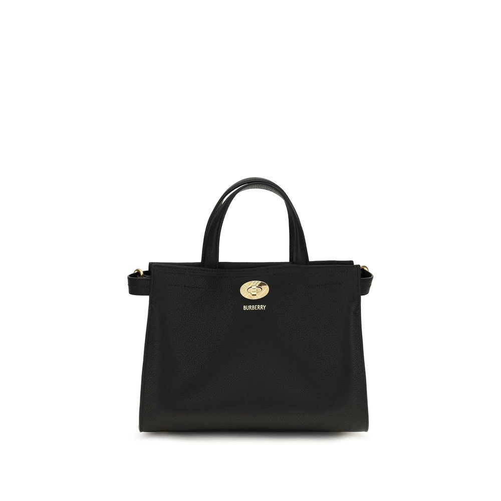 Burberry Black Cotton Handbag Burberry