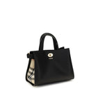 Burberry Black Cotton Handbag Burberry