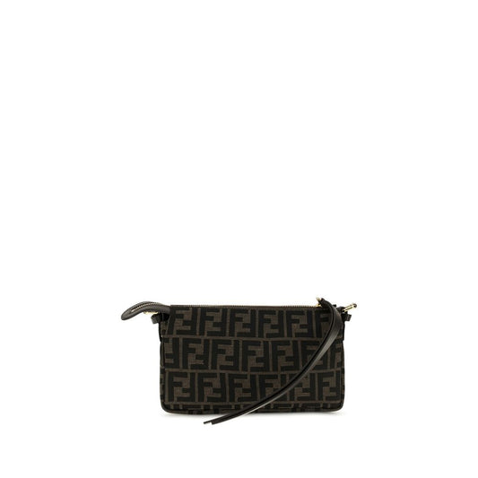 Fendi Brown Polyester Shoulder Bag Fendi