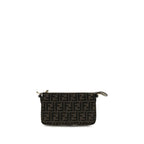 Fendi Brown Polyester Shoulder Bag Fendi