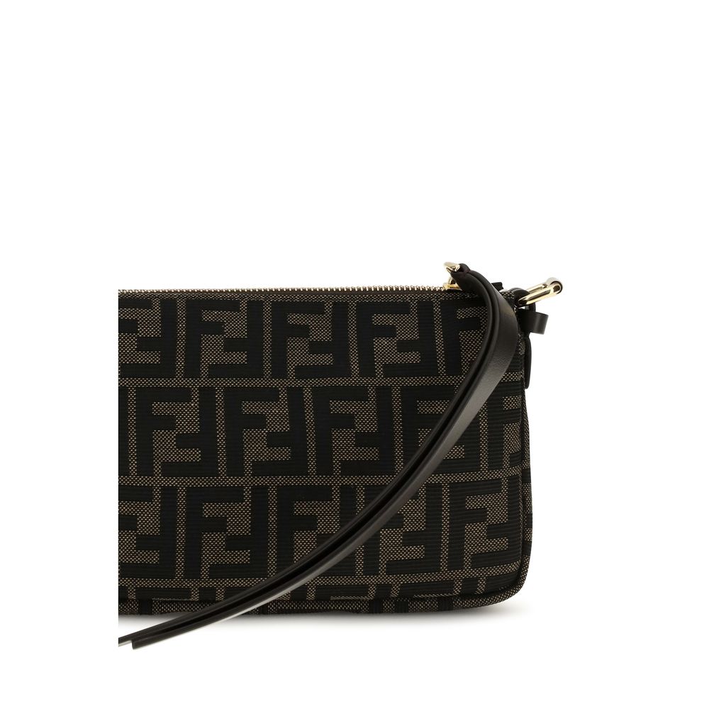 Fendi Brown Polyester Shoulder Bag Fendi