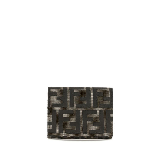 Fendi Brown Polyester Wallet Fendi